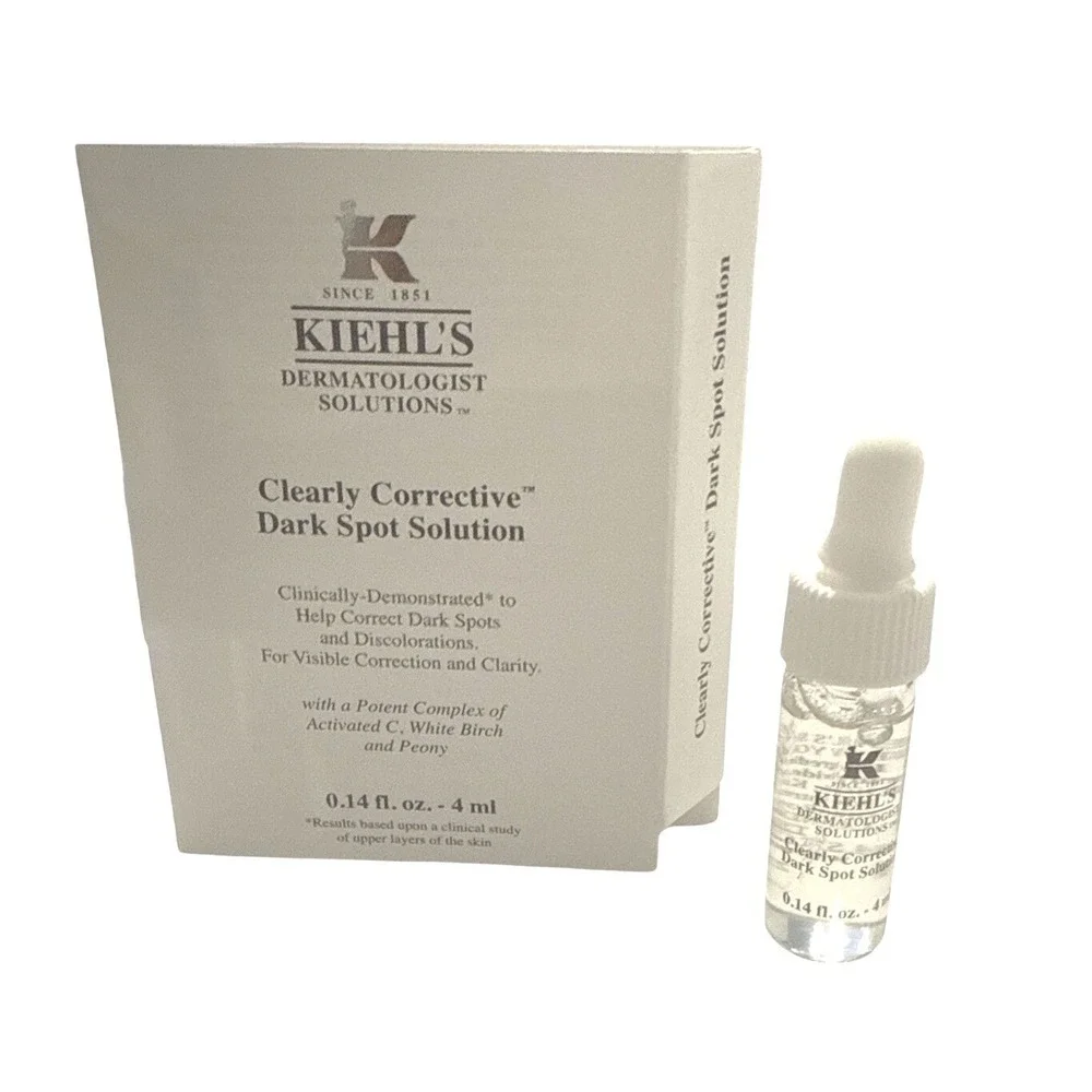 Lot of 3: Kiehl's Clearly Corrective Dark Spot Solution 4ml‎ * 3= 12ml / 0.42 oz